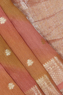 Collection of Multi-Color Stripes Tussar Silk Saree in a gallery layout