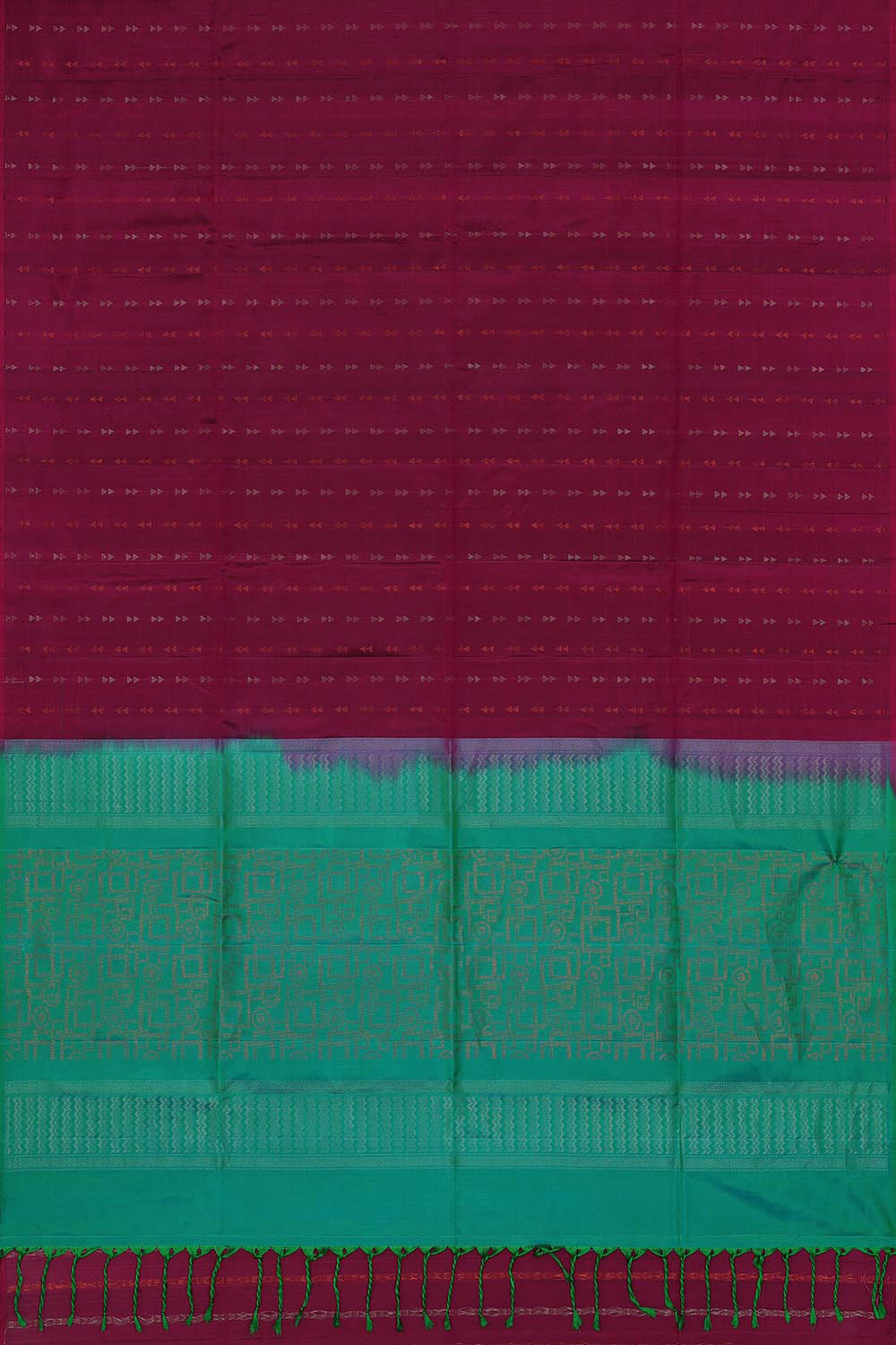 Image of Gorgeous Soft-Silk Deep-Wine Violet Saree