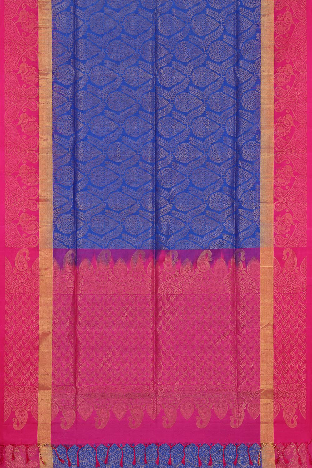 Image of Very Pretty Ink-Blue Saree