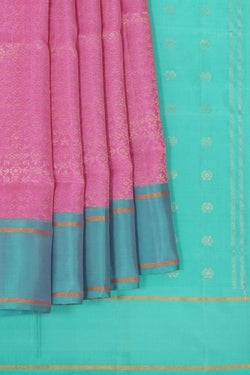 Collection of Very Pretty Pink Saree in a gallery layout