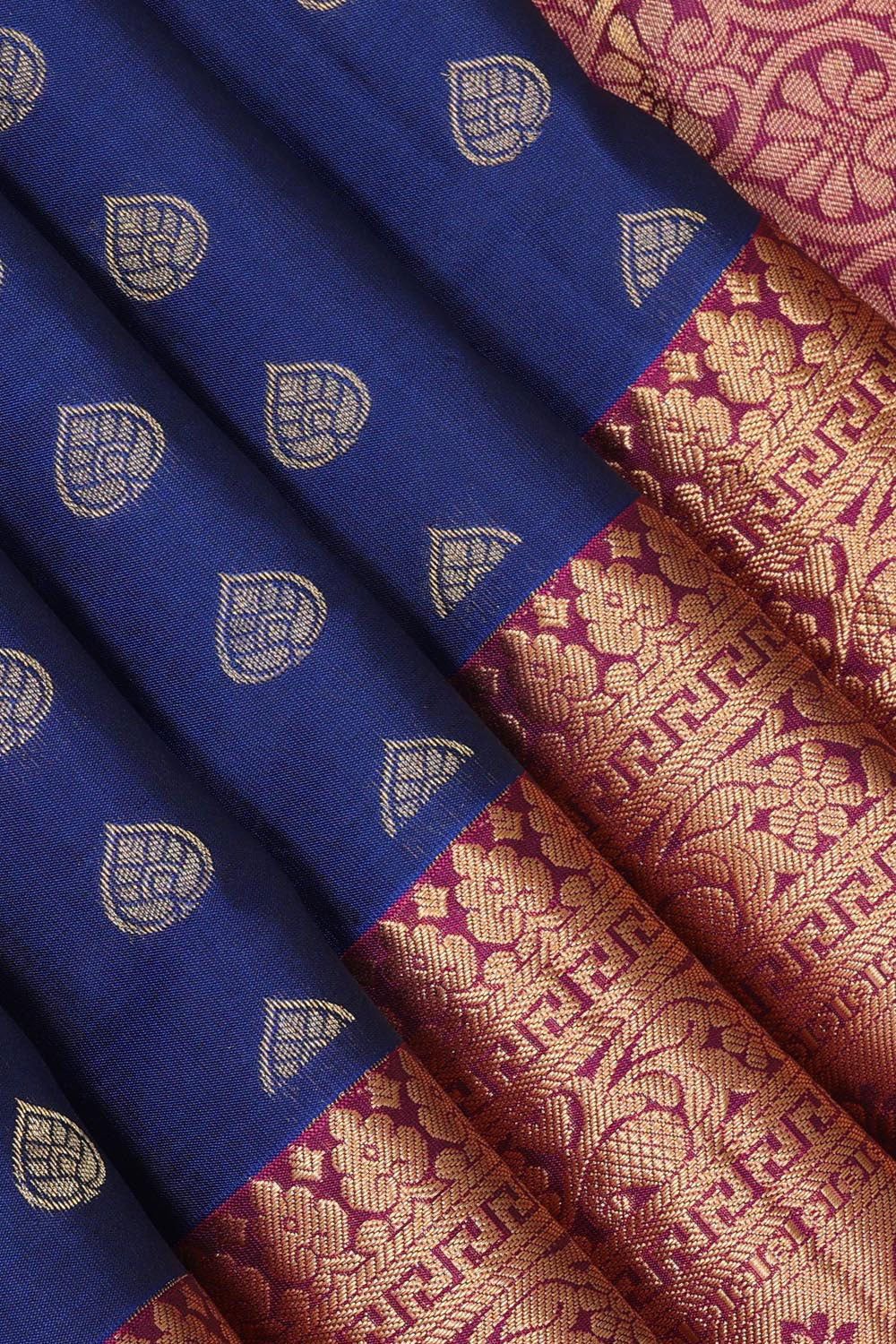 Gorgeous Indigo Blue Saree