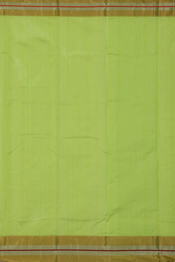 Collection of Chanderi Spring-Green Saree in a gallery layout