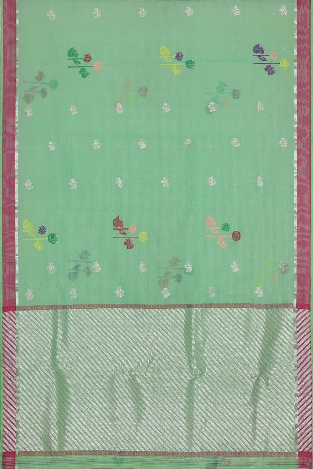 Collection of Kota Sea Green Saree in a gallery layout