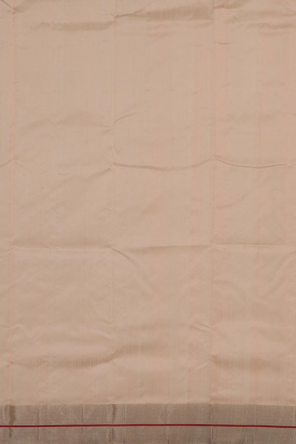 Image of Chanderi Peach Saree