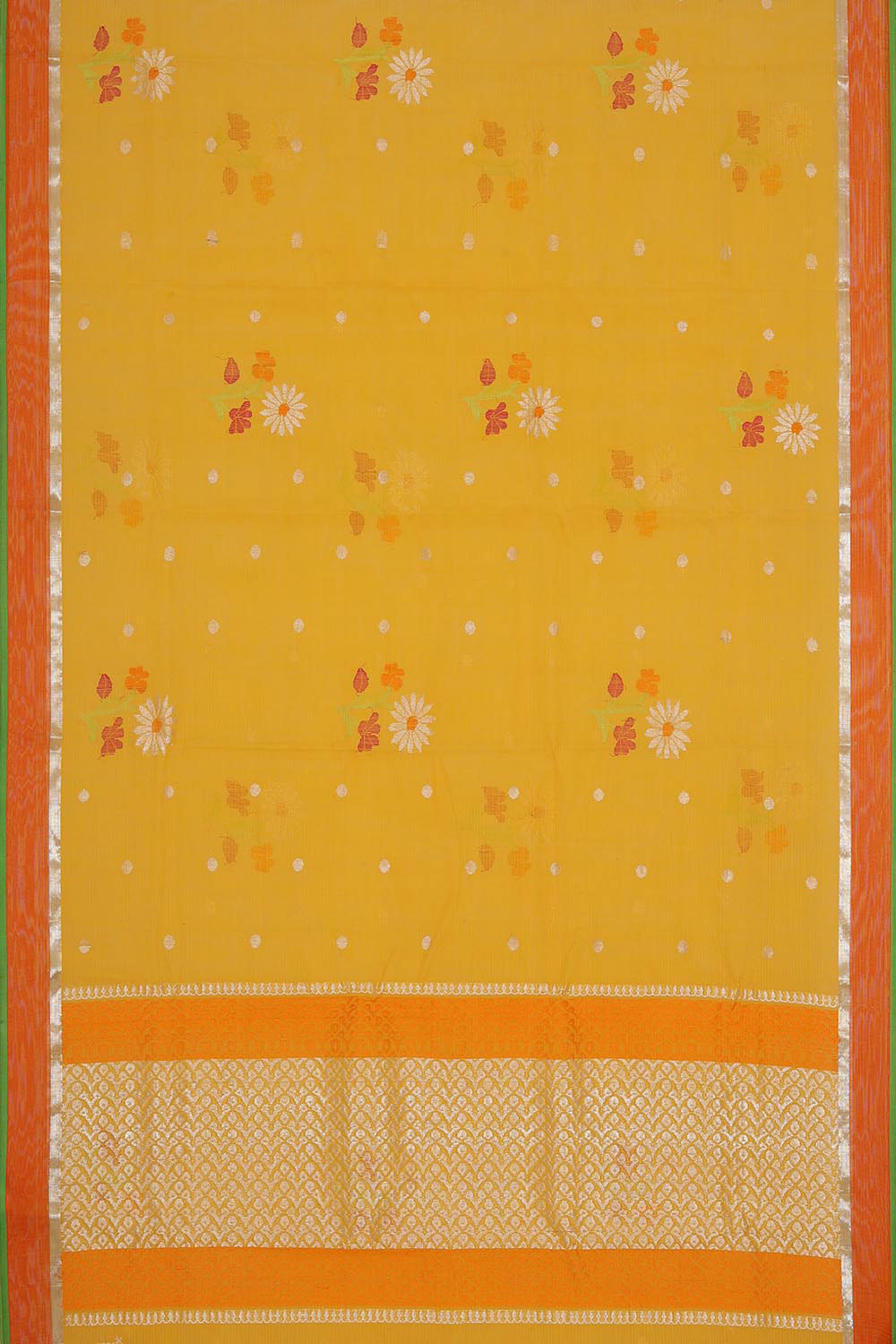 Collection of Kota Yellow Saree in a gallery layout