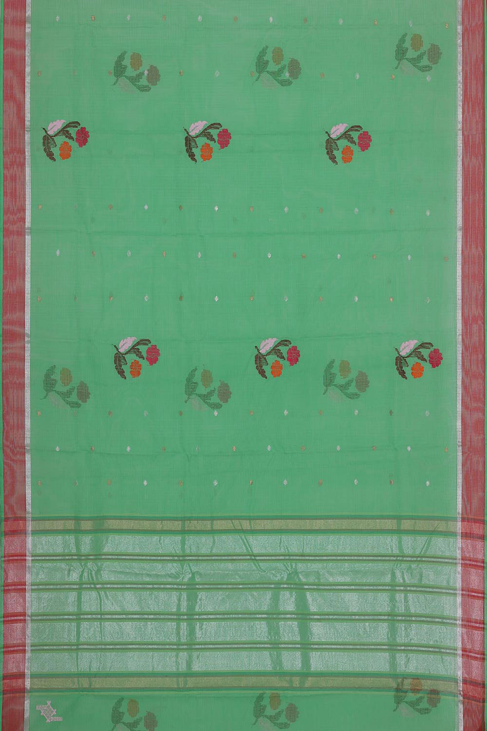 Collection of Kota Green Saree in a gallery layout