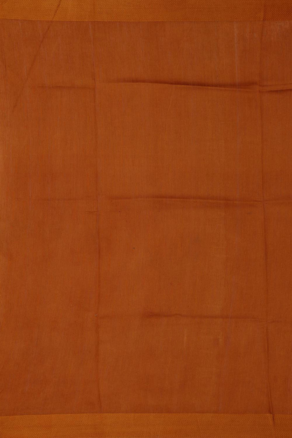 Image of Sunset-Orange Tussar Silk Flower/Floral Print Saree