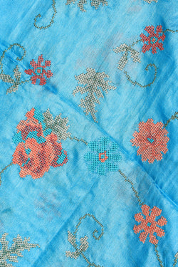 Image of Dupatta With Traditional Hand Embroidery Work