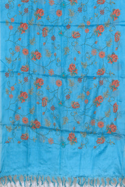 Image of Dupatta With Traditional Hand Embroidery Work