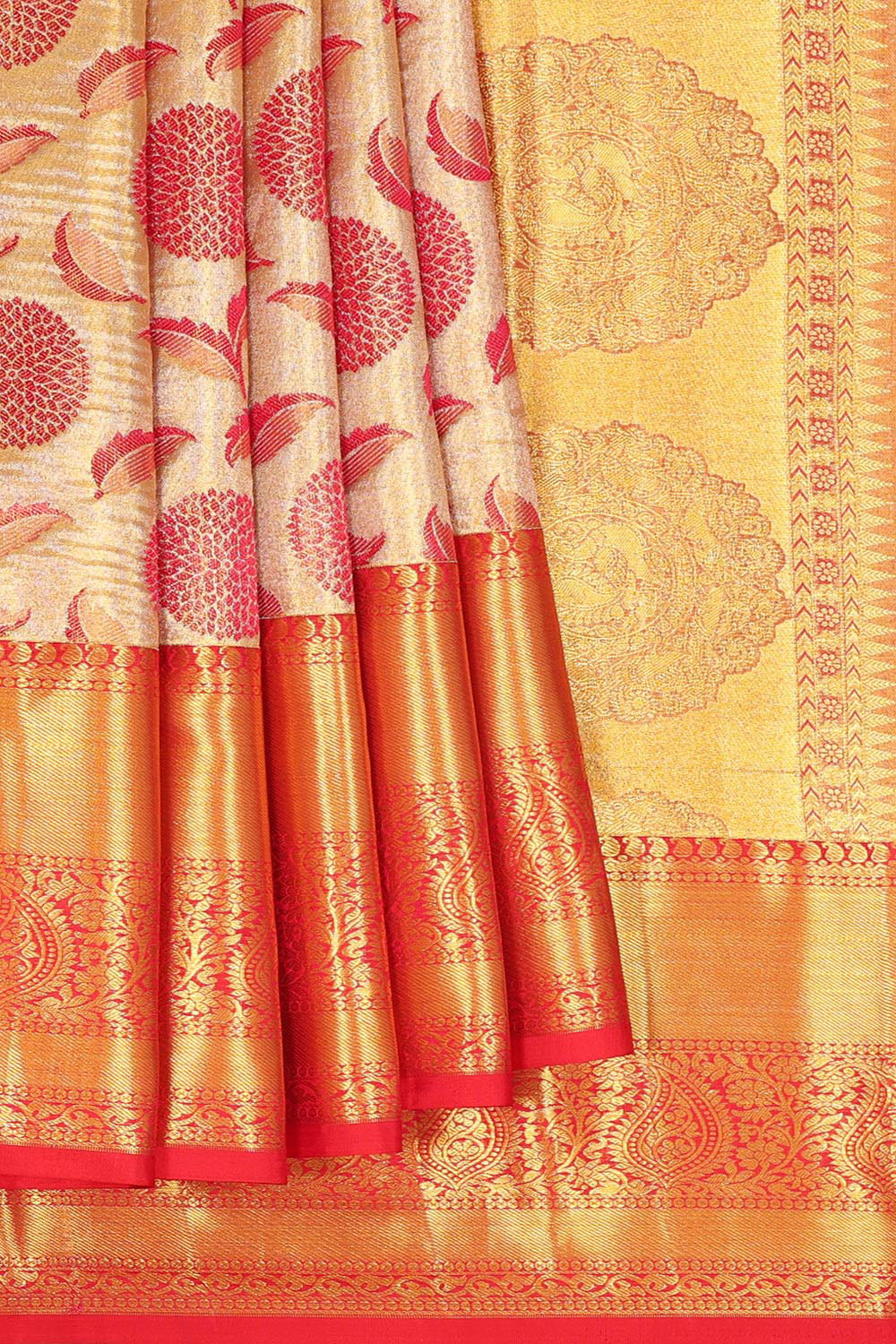 Kanchipattu Gold Saree