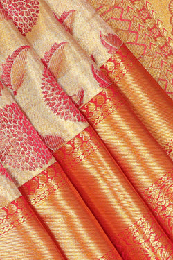 Image of Kanchipattu Gold Saree