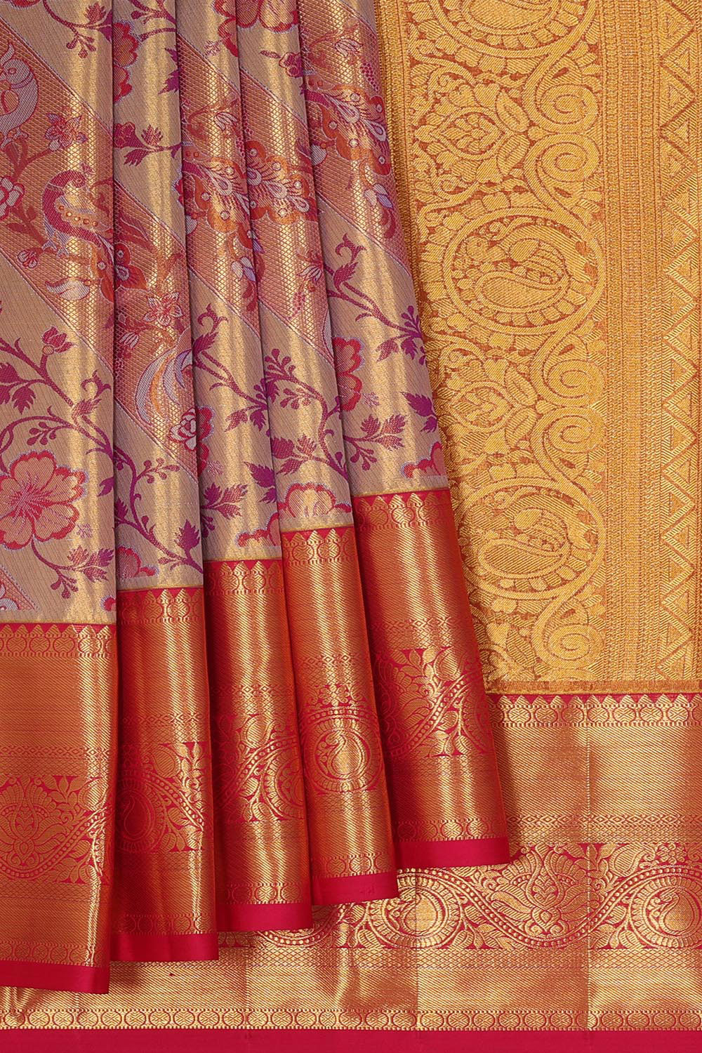 Kanchipattu An Ethereal Magenta-Pink Saree