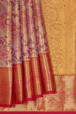 Image of Kanchipattu An Ethereal Magenta-Pink Saree