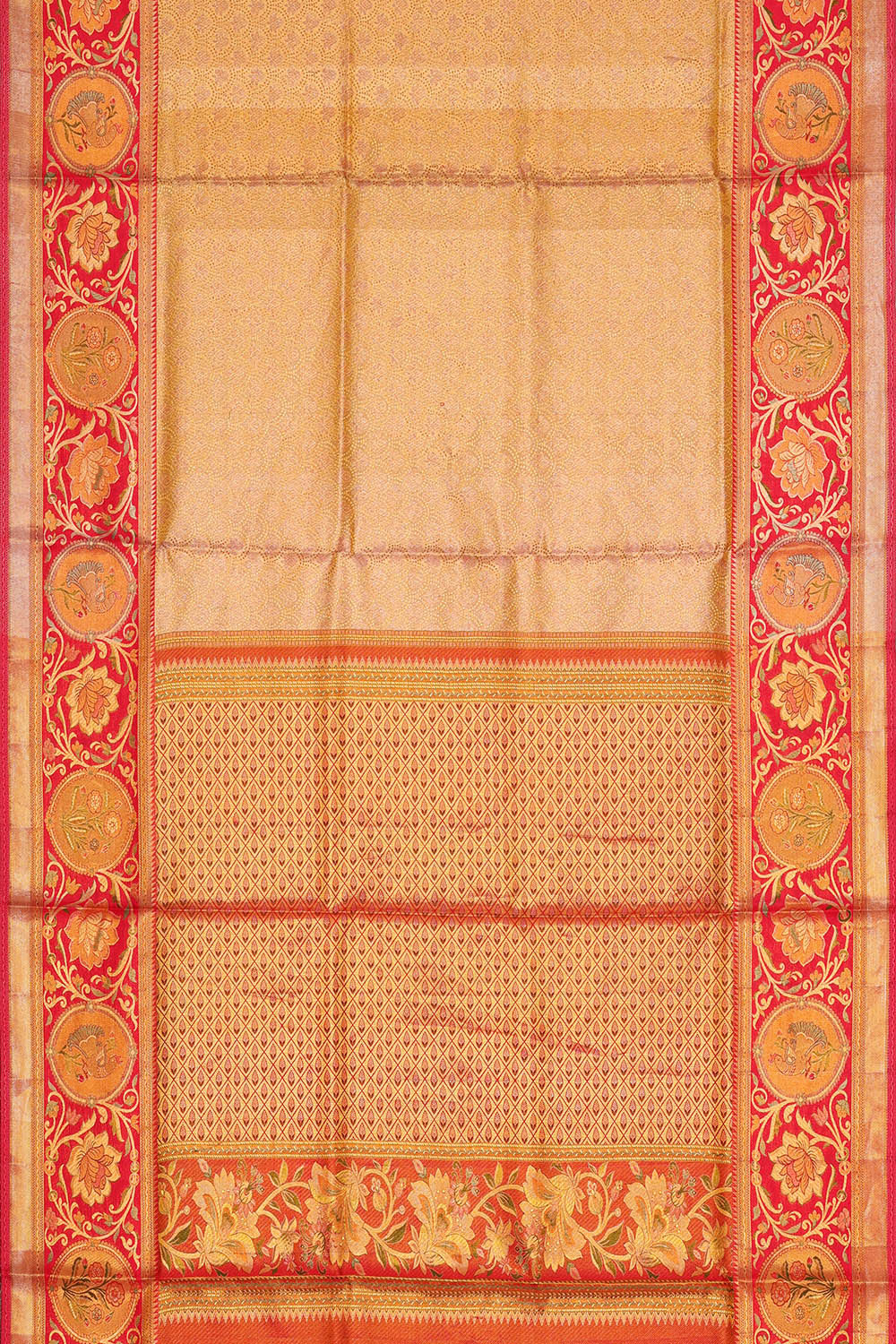 Image of Kanchipattu Gold Brocade Saree