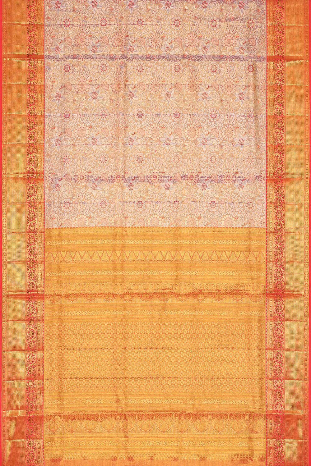 Image of Kanchipattu Lavender-Pink Saree