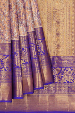 Image of Kanchipattu An Ethereal Metallic-Gold Saree