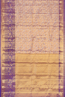 Image of Kanchipattu An Ethereal Metallic-Gold Saree