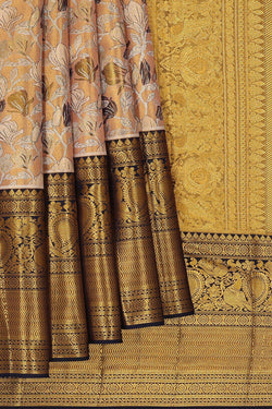 Collection of Kanchipattu An Ethereal Brown Saree in a gallery layout