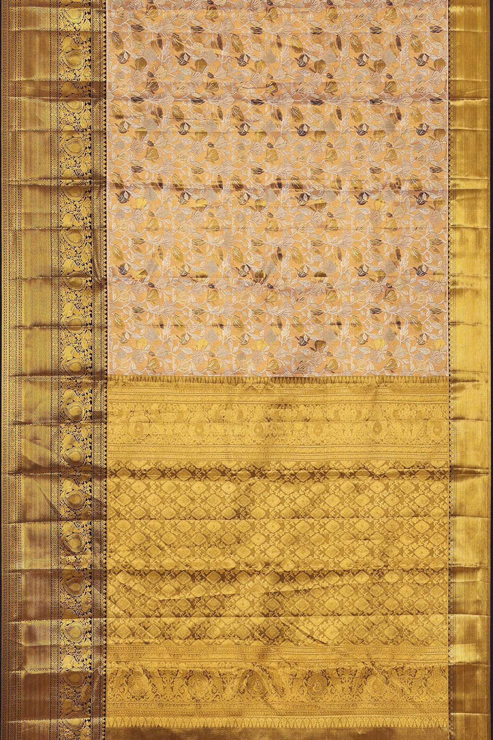 Collection of Kanchipattu An Ethereal Brown Saree in a gallery layout