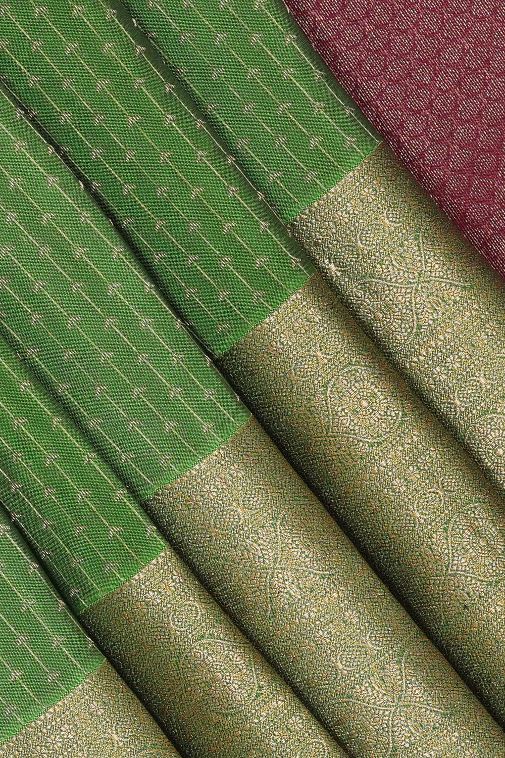 Image of Gorgeous Green Saree