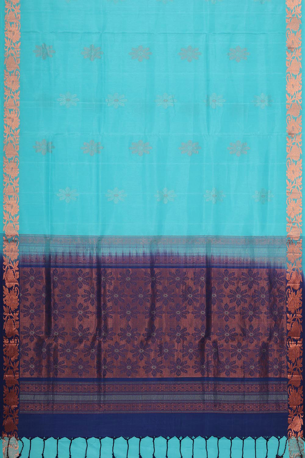 Collection of Very Pretty Blue Saree in a gallery layout