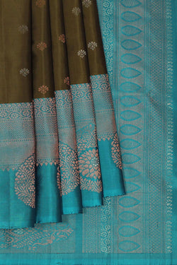 Collection of Simple Yet Elegant Moss-Green Saree in a gallery layout