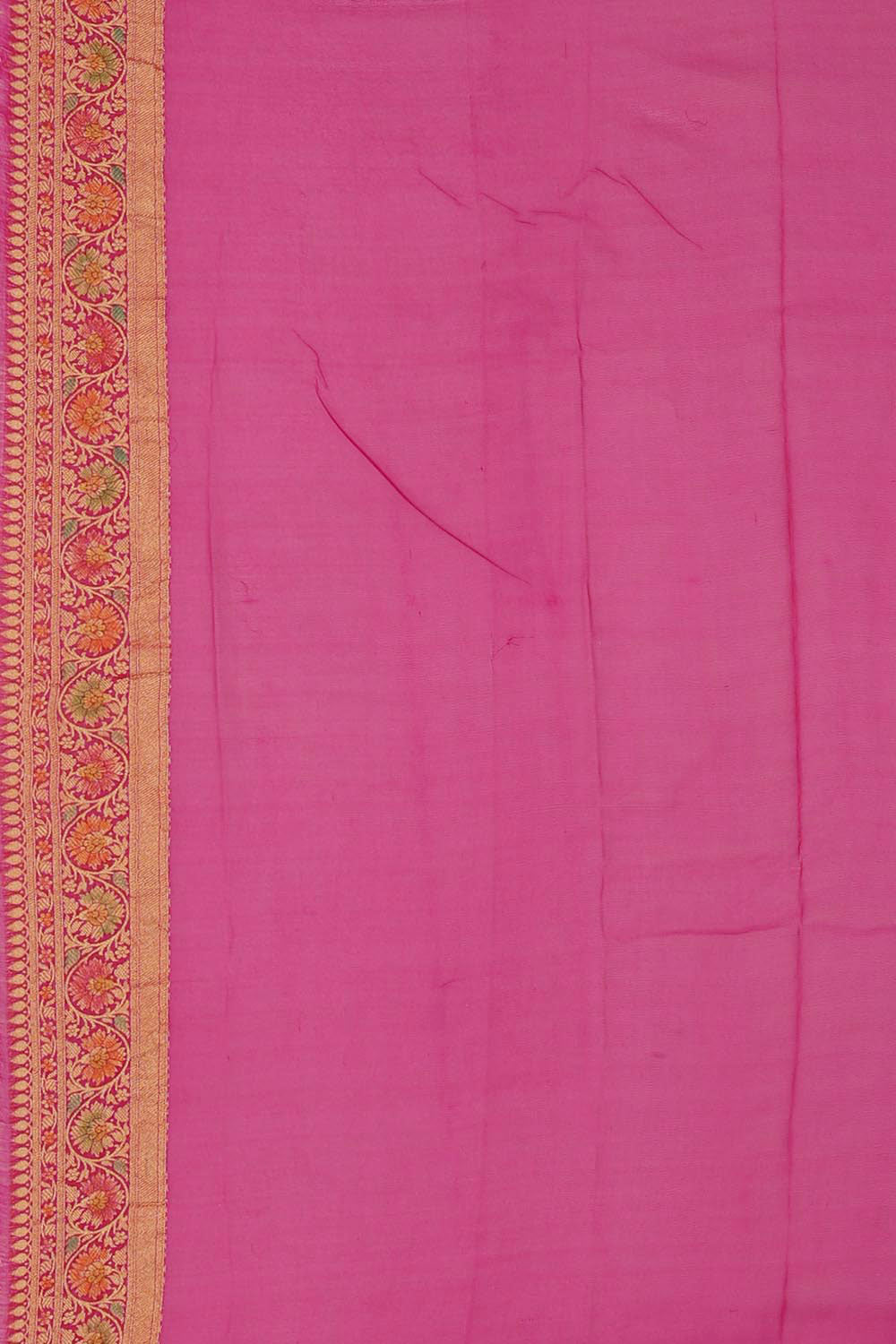 Collection of Banarasi Georgette Pink Saree in a gallery layout