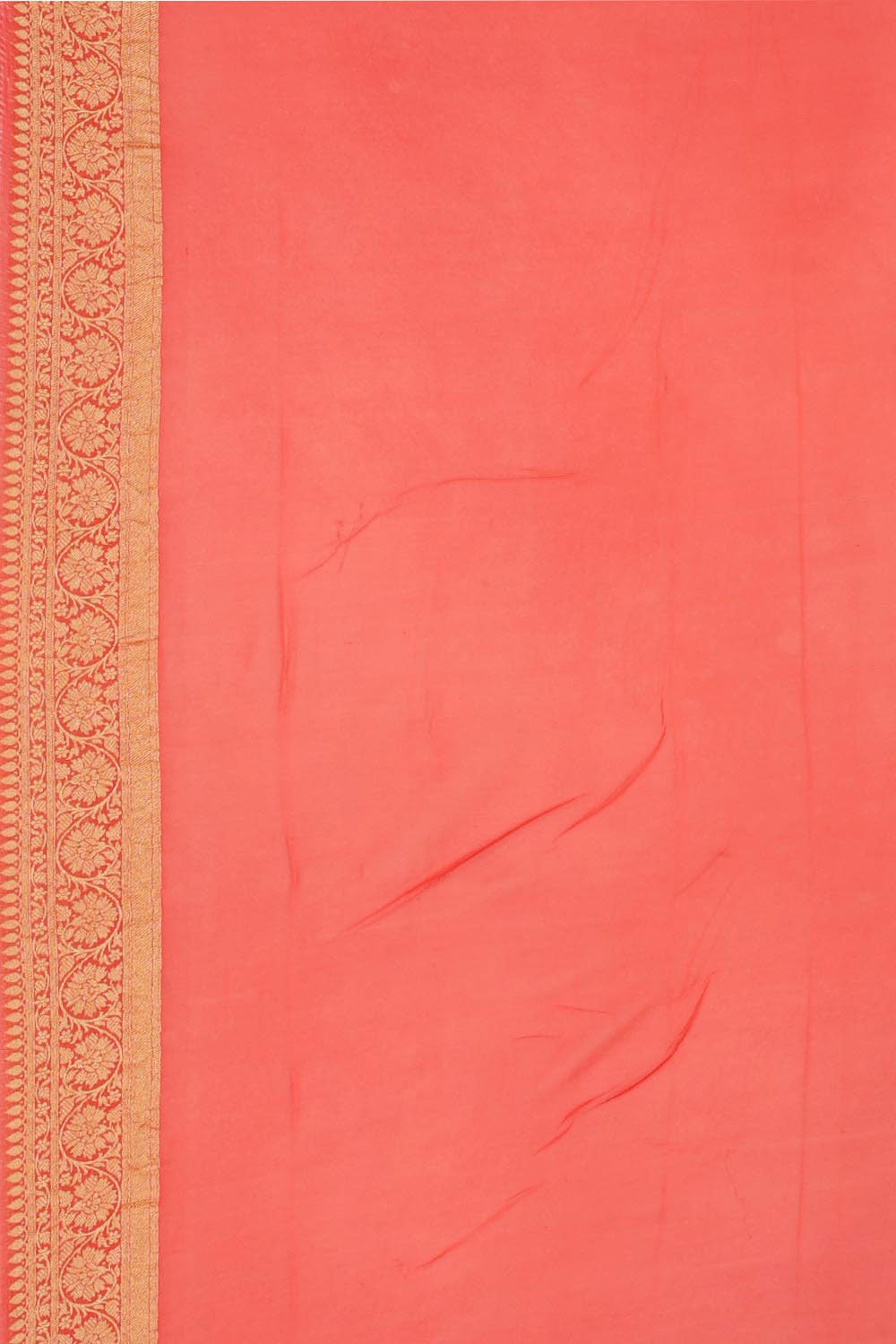 Collection of Banarasi Georgette Silver-Stripe Saree in a gallery layout