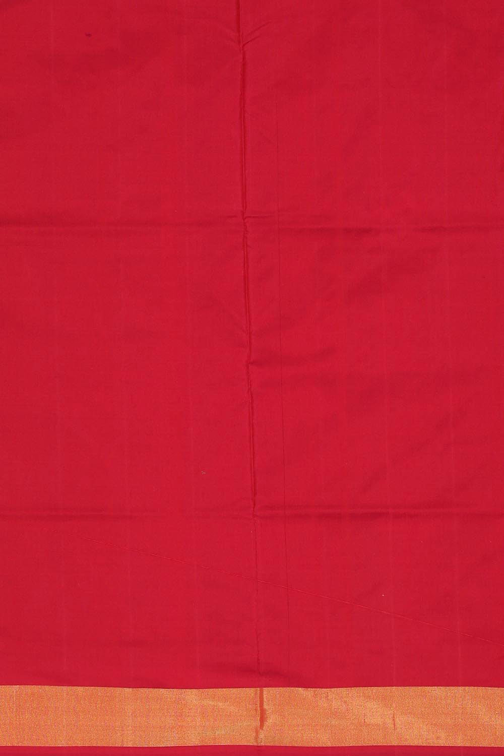 Image of Pochampally Silk Ikat Yellow Saree