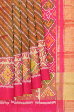 Collection of Rajkot Patola Heena-Green Saree in a gallery layout