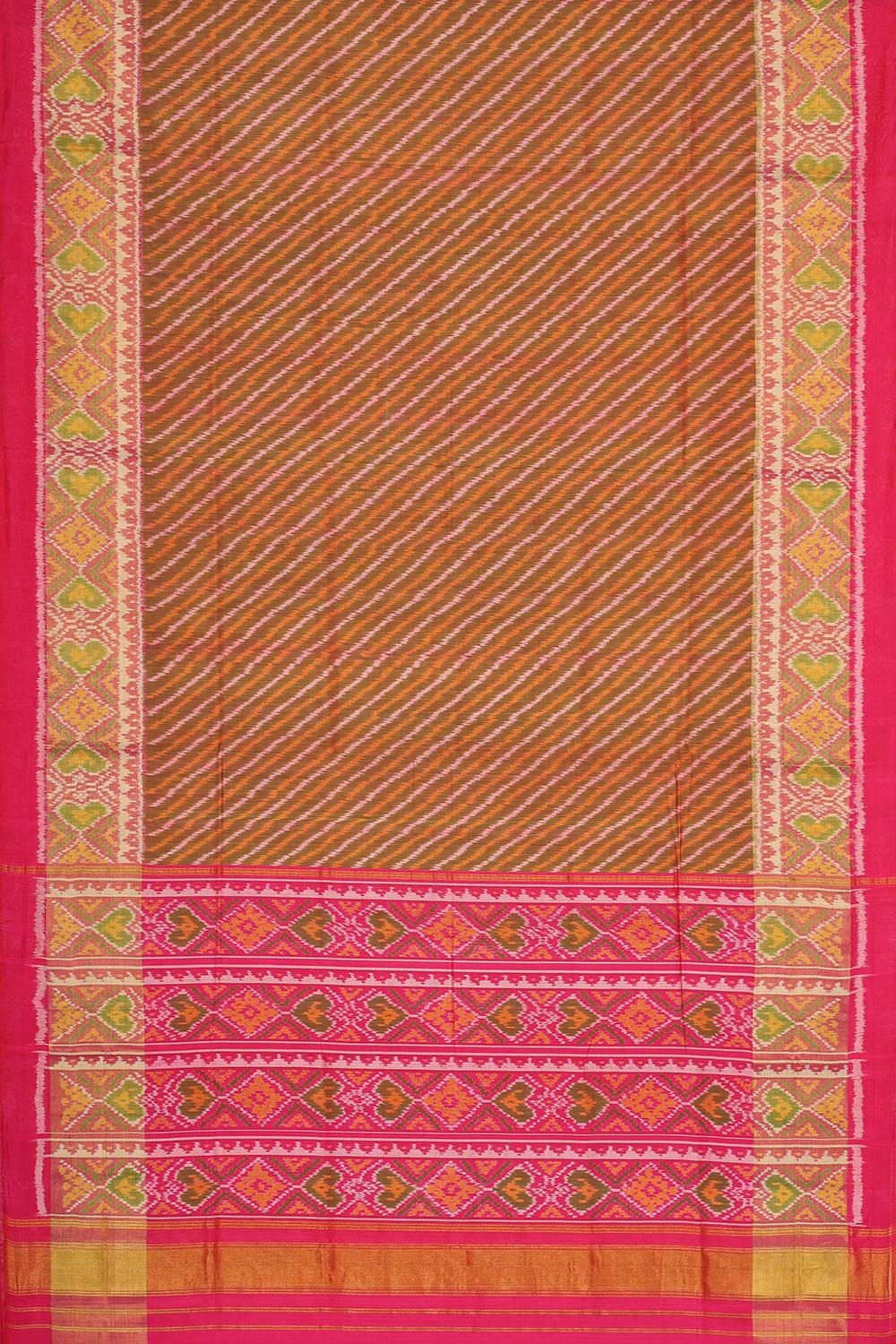 Collection of Rajkot Patola Heena-Green Saree in a gallery layout