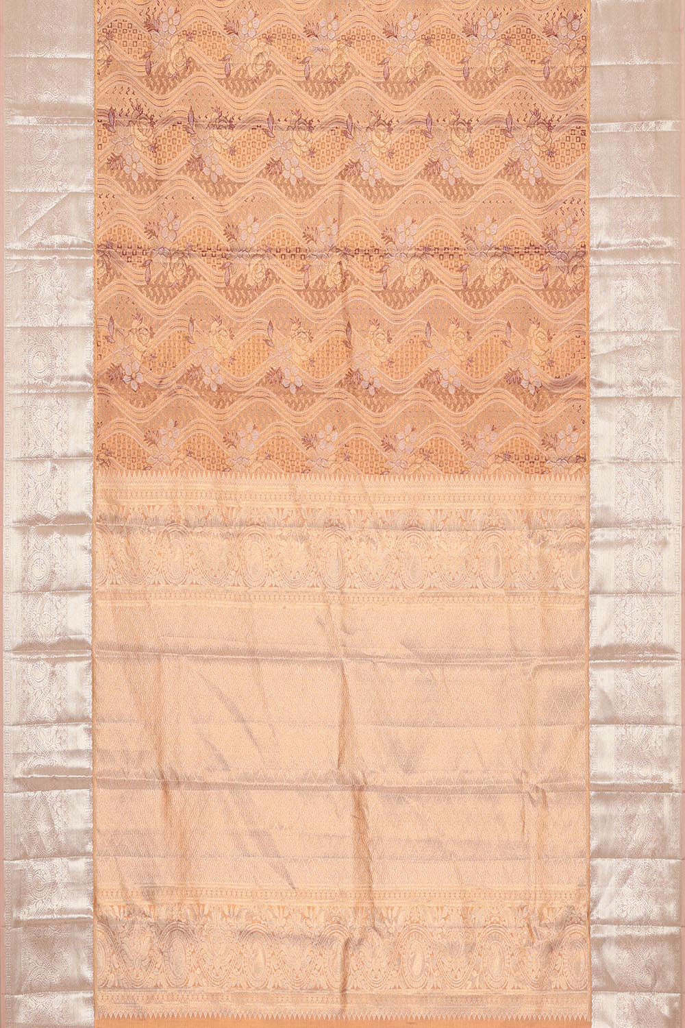 Collection of Kanchipattu Tissue Brocade Saree in a gallery layout