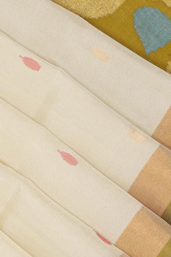 Image of Uppada Silk Cream Saree