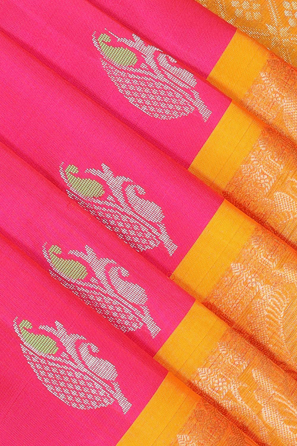 Image of Very Pretty Silk Pink Saree