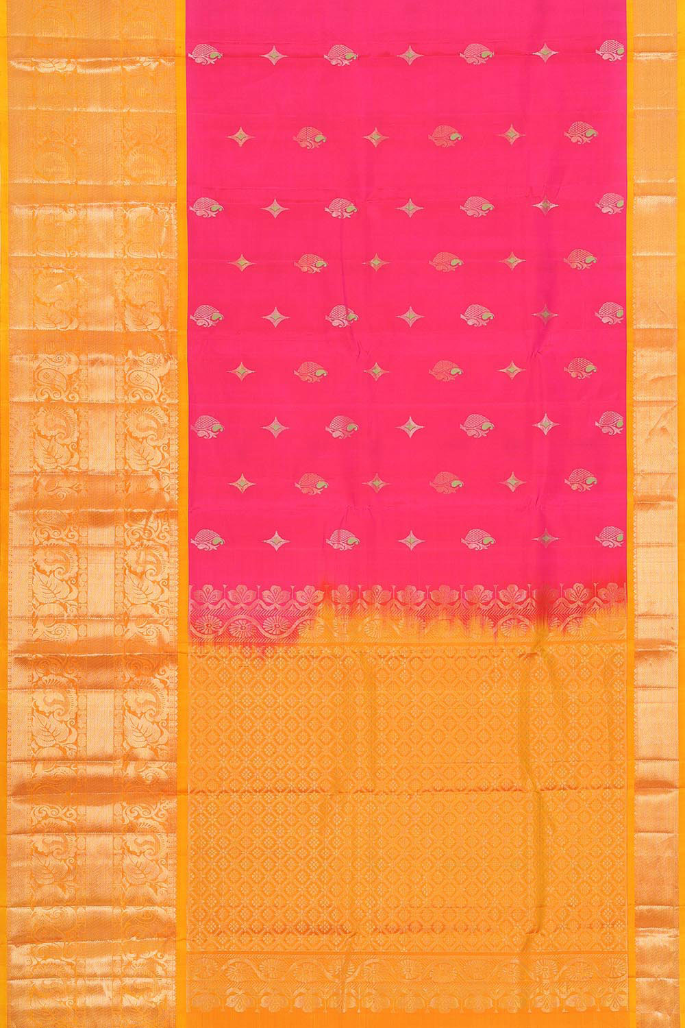 Collection of Very Pretty Silk Pink Saree in a gallery layout