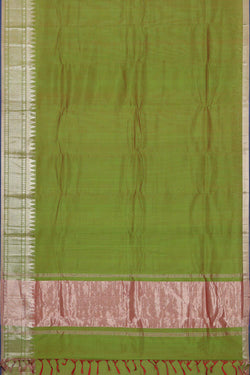 Image of Mangalgiri Green Saree