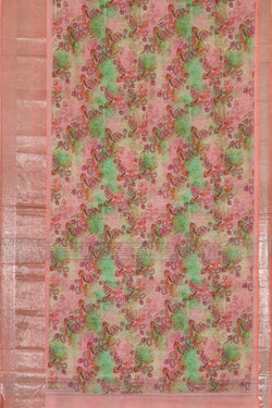 Collection of Mangalgiri Pichwai Printed Saree in a gallery layout