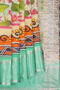 Collection of Mangalgiri Pichwai Printed Saree in a gallery layout