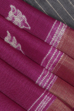 Collection of Gorgeous Magenta Pink Saree in a gallery layout