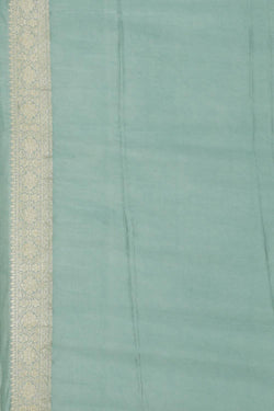 Image of Banarasi Sea Blue Saree