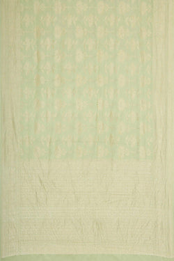 Collection of A Very Pretty Mint Green Saree in a gallery layout