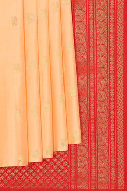 Image of Kanchipattu Ivory Cream Saree