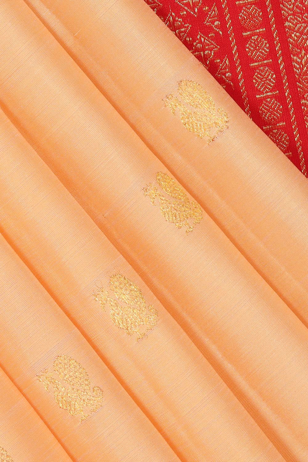 Kanchipattu Ivory Cream Saree