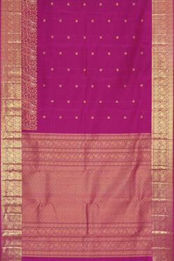 Image of Kanchipattu Magenta-Pink Saree