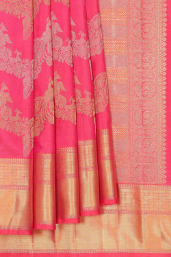 Image of Kanchipattu Pink Saree