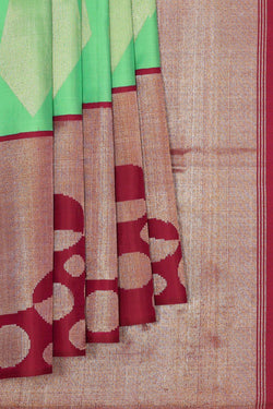 Image of Kanchipattu Green Saree