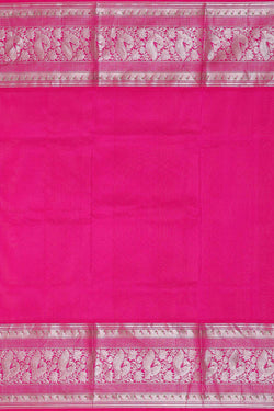 Collection of Venkatagiri Silk Parrot Green Saree in a gallery layout