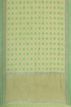 Collection of Banarasi Bandhani Mint Green Saree in a gallery layout