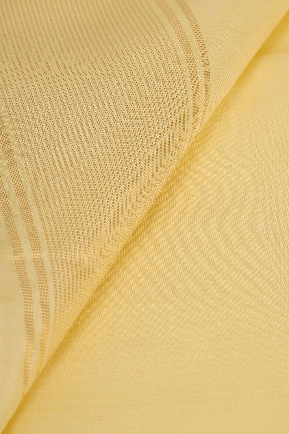 Collection of Kanchi Silk Light Beige Traditional Dhoti With Kanduva (8 X 4) in a gallery layout