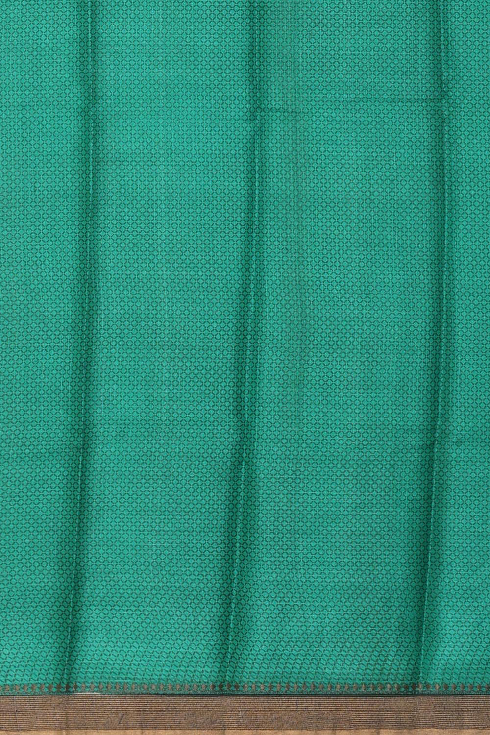 Collection of Tussar Silk Sea Green Saree in a gallery layout